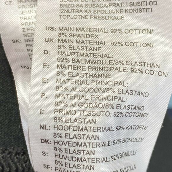 Adidas Black Cotton Blend Pull On Leggings Women's Size Extra Small XS - Picture 6 of 7